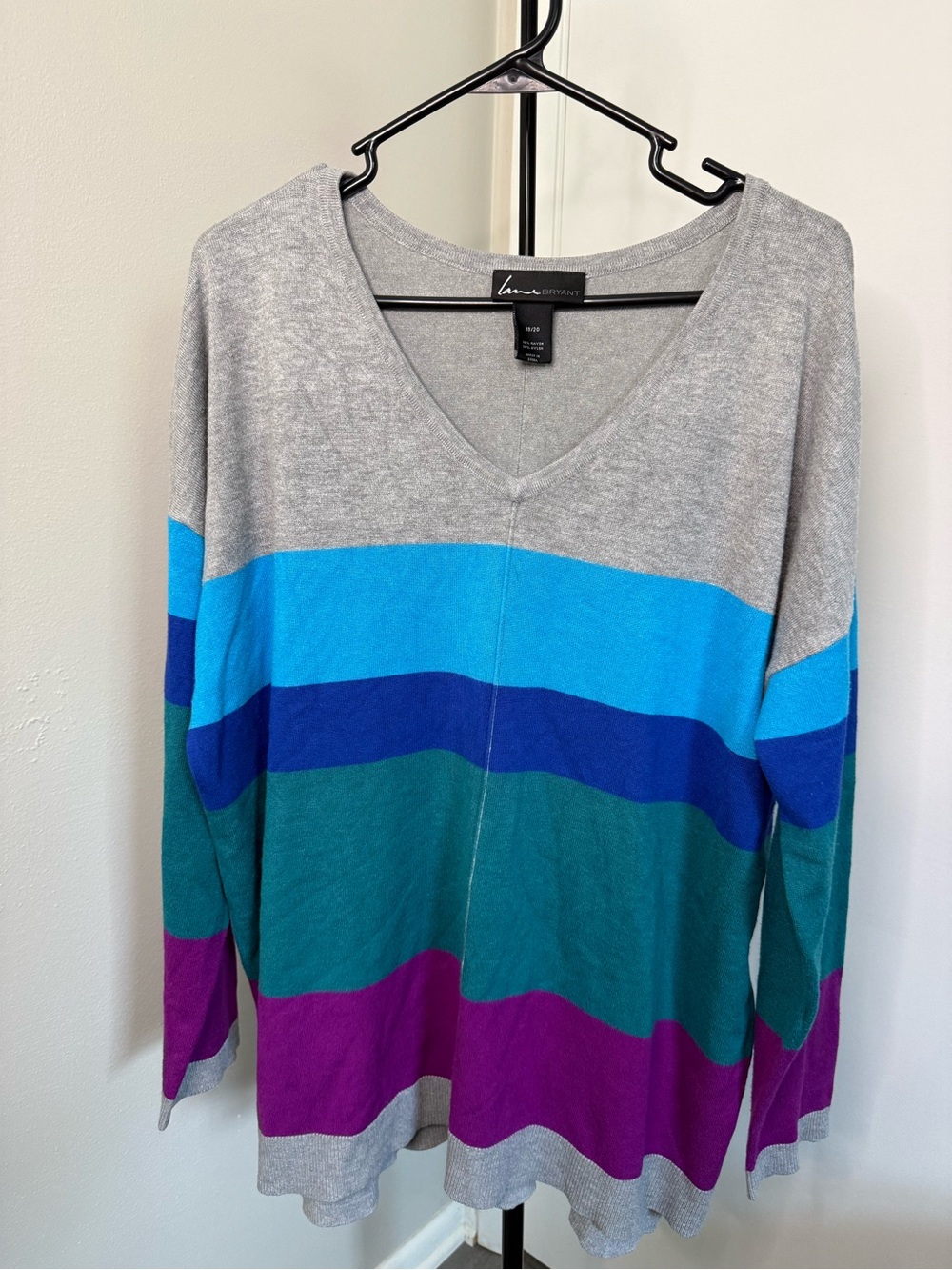 Lane Bryant Striped Sweater - 2X/18/20
